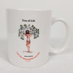 "Tree Of Life" John 11:25 Coffee Cup